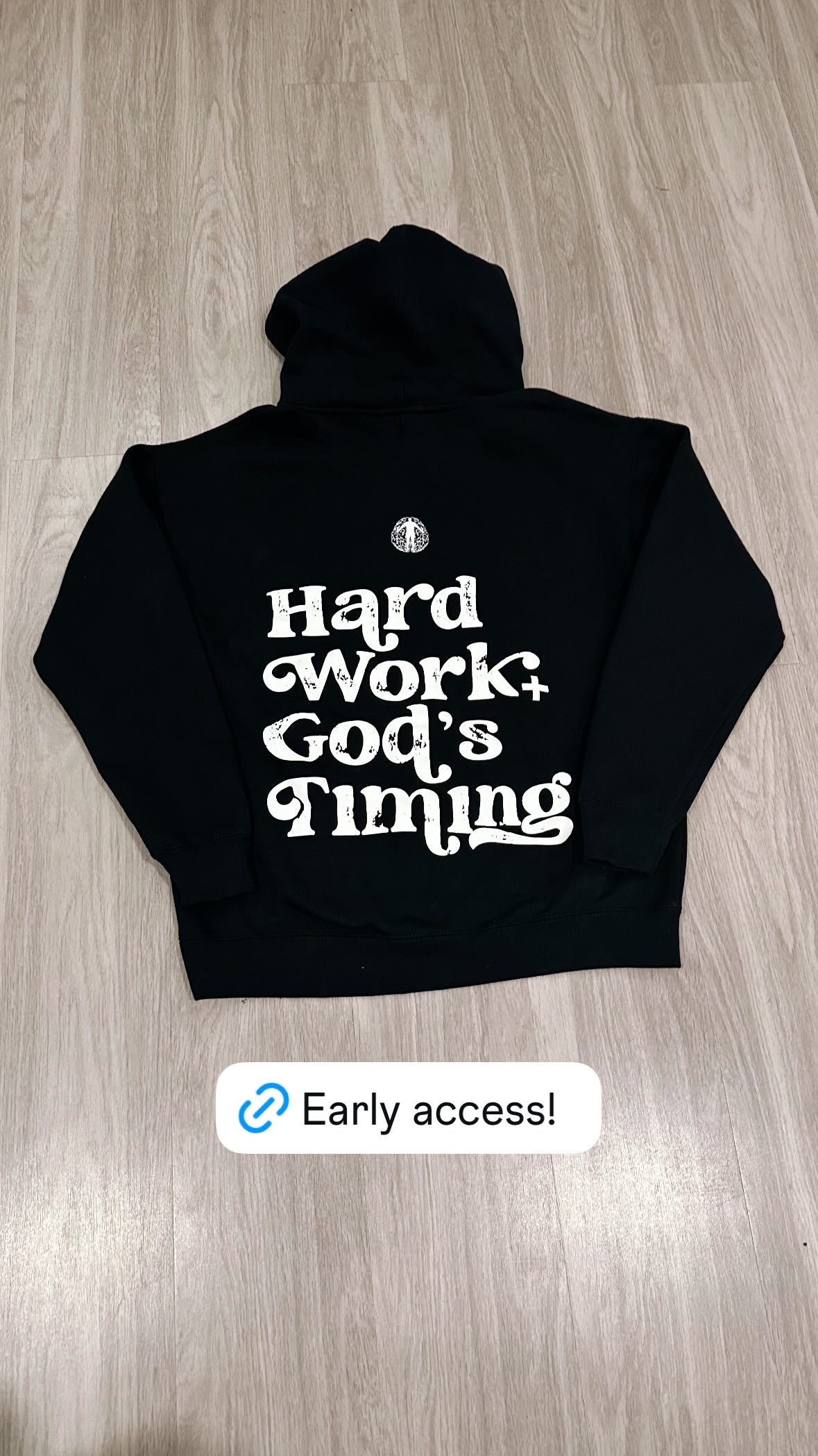 Hard Work + God’s Timing - Hoodie