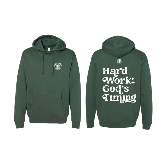 Hard Work + God’s Timing - Hoodie